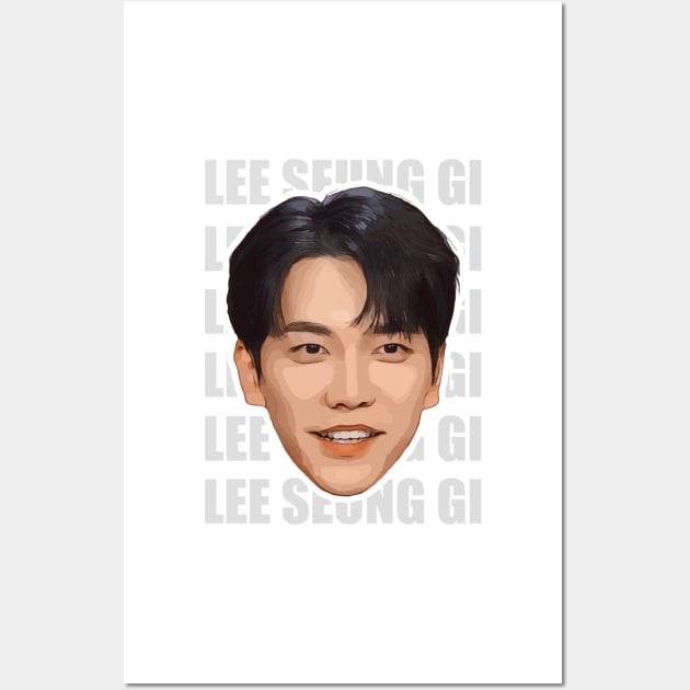 Lee Seung Gi Vector Art 2 Wall Art by Playful Creatives